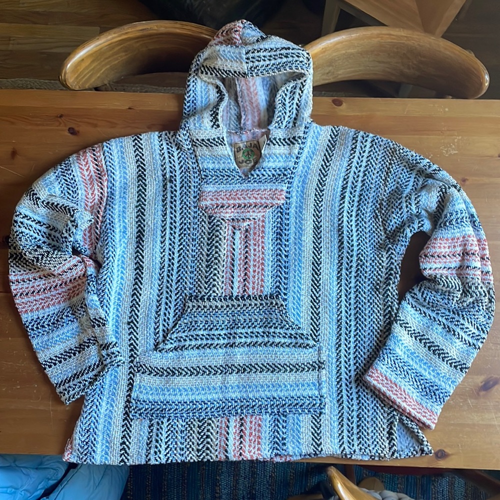 Baja Joe Mexican Hoodie Pastel Terracotta l Men’s L